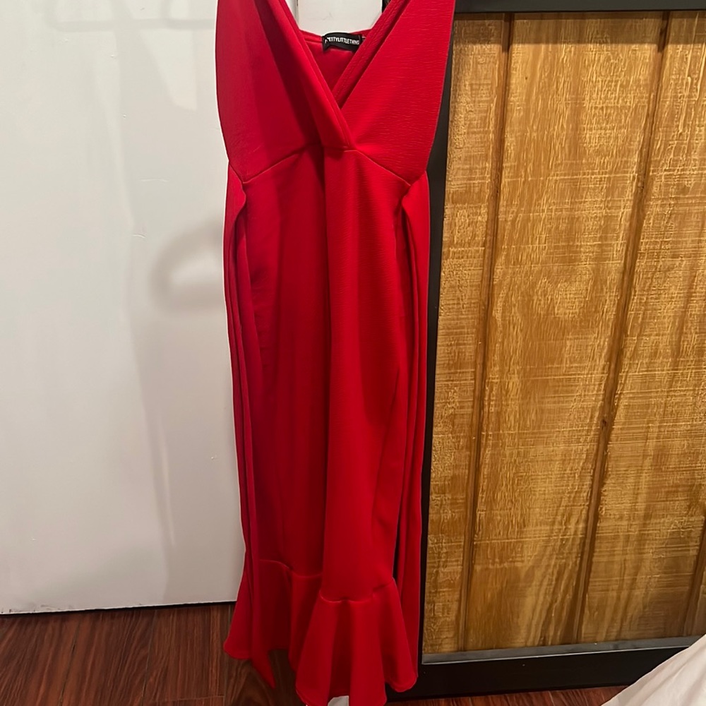 Red beautiful dress